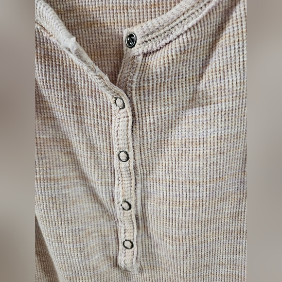 We The Free Coastline Henley Peplum Top - Picture 3 of 9